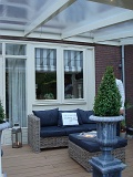 houten zelfbouw veranda